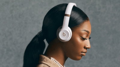 Angel Reese in a new Beats Solo campaign.&nbsp;
