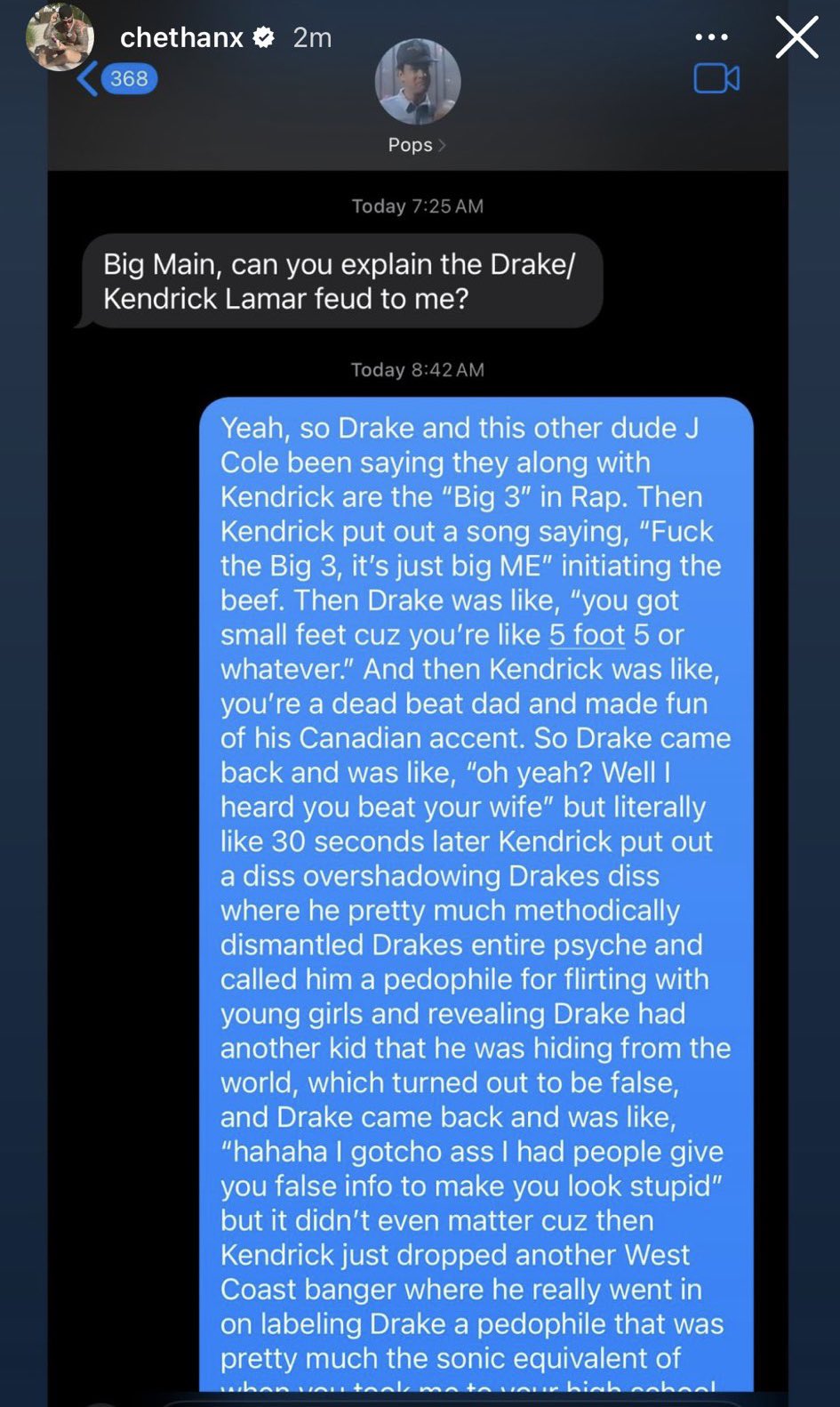 Chet Hanks Schools Dad Tom Hanks on Drake-Kendrick 'Beef'