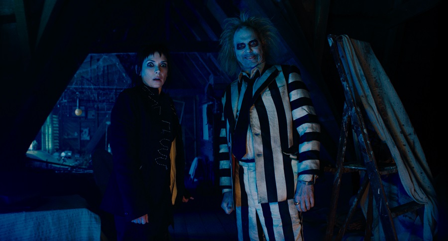 Winona Ryder, Michael Keaton 'Beetlejuice Beetlejuice'Photo by Courtesy of Warner Bros. Pictures/Courtesy of Warner Bros. Pictu - &copy; 2024 Warner Bros. Entertainment Inc. All Rights Reserved.