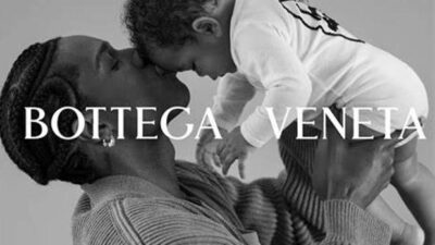 ASAP Rocky and Baby son for Bottega Veneta