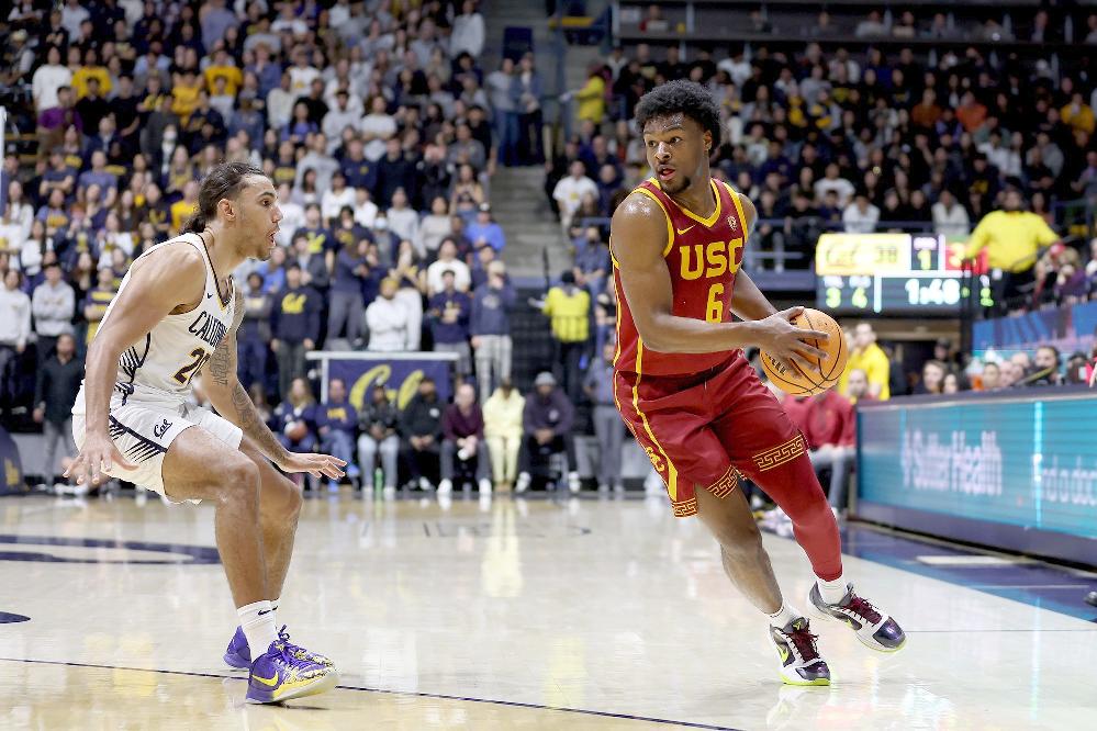 Bronny James (Ezra Shaw-Getty Images via CNN Newsource)