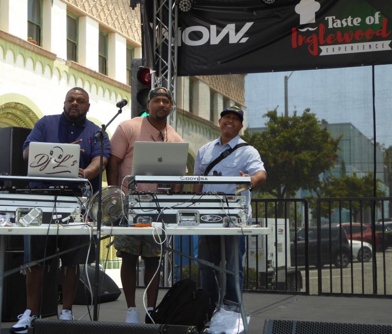 DJ L's, DJ Brad Rush and Pee Wee: Photo Credit, Ricky Richardson