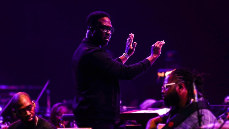 Derick Hodge conducts The Hollywood Bowl Orchestra for Juneteenth 2024.
