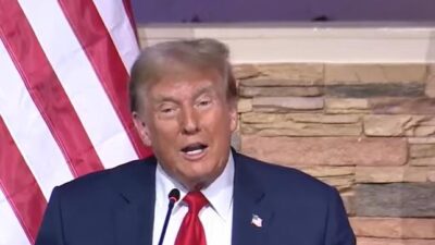 Donald Trump in Detroit - screenshot