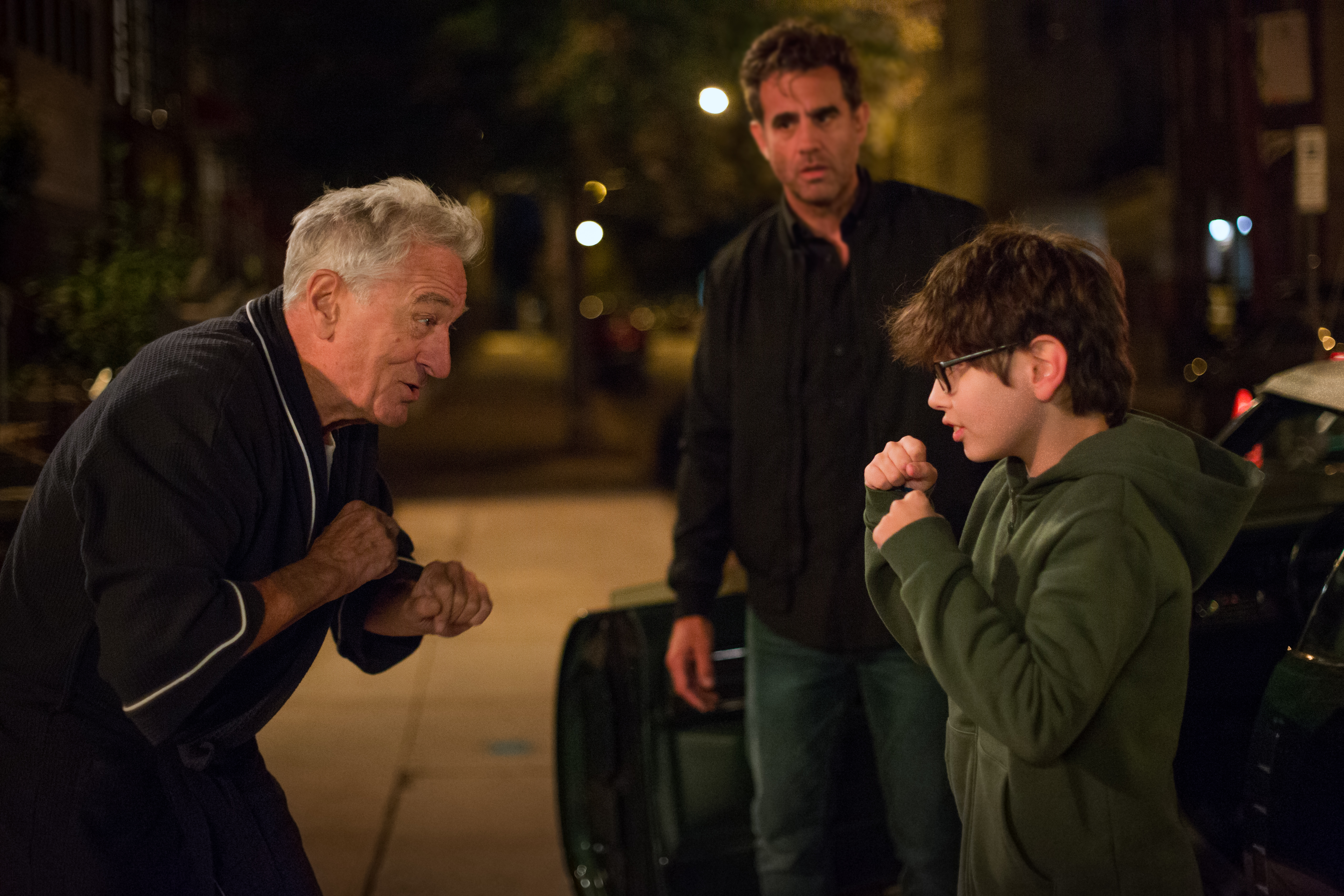 Robert De Niro, Bobby Cannavale, and William A. Fitzgerald in EZRA