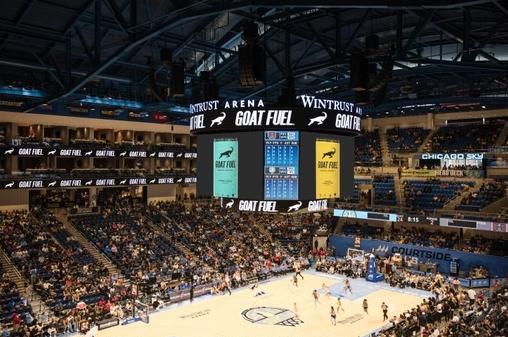 Goat Fuel - Chicago Sky scoreboard