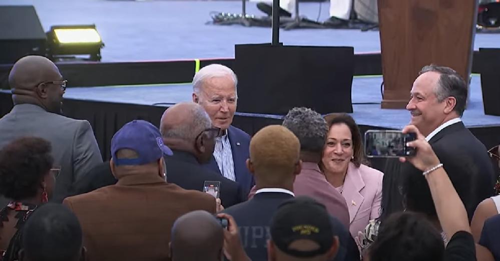 Juneteenth 2024 at White House (Biden, Harris) - screenshot