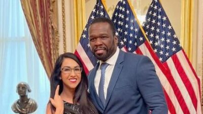 Rep. Lauren Boebert and 50 Cent - Instagram