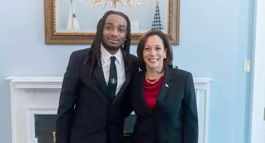 Quavo and Kamala Harris
