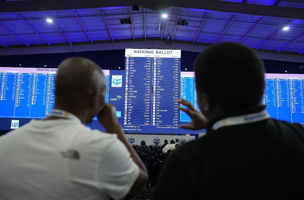 Nelson Mandela&rsquo;s ANC Party Has Been Dealt A Seismic Election Blow - Photo: South Africa voting observers (Themba Hadebe-AP via CNN Newsource) 