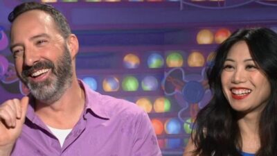 Tony Hale (Fear) & Liza Lapira (Disgust) INSIDE OUT 2