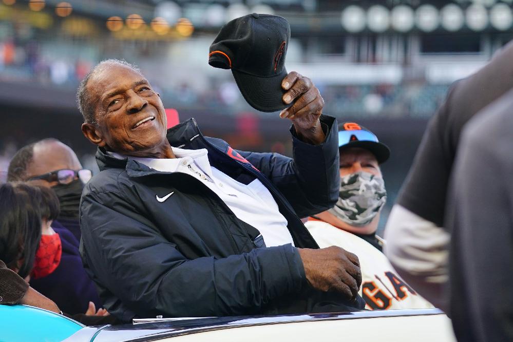 Willie Mays (Daniel Shirey-MLB-Getty Images via CNN Newsource) 
