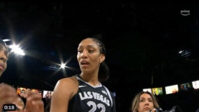 Aja Wilson - screengrab
