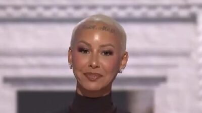 Amber Rose at 2024 GOP convention - screenshot