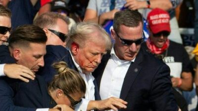 Donald Trump Shooting in Butler PA - GettyImages