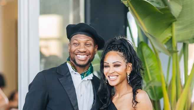 Jonathan Majors & Meagan Good at 10th Annual &lsquo;Toast to Black Hollywood&rsquo; (Photo Jorge Meza)