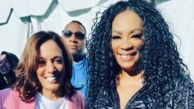 Kamala Harris & Jody Watley - pic via BNmotion