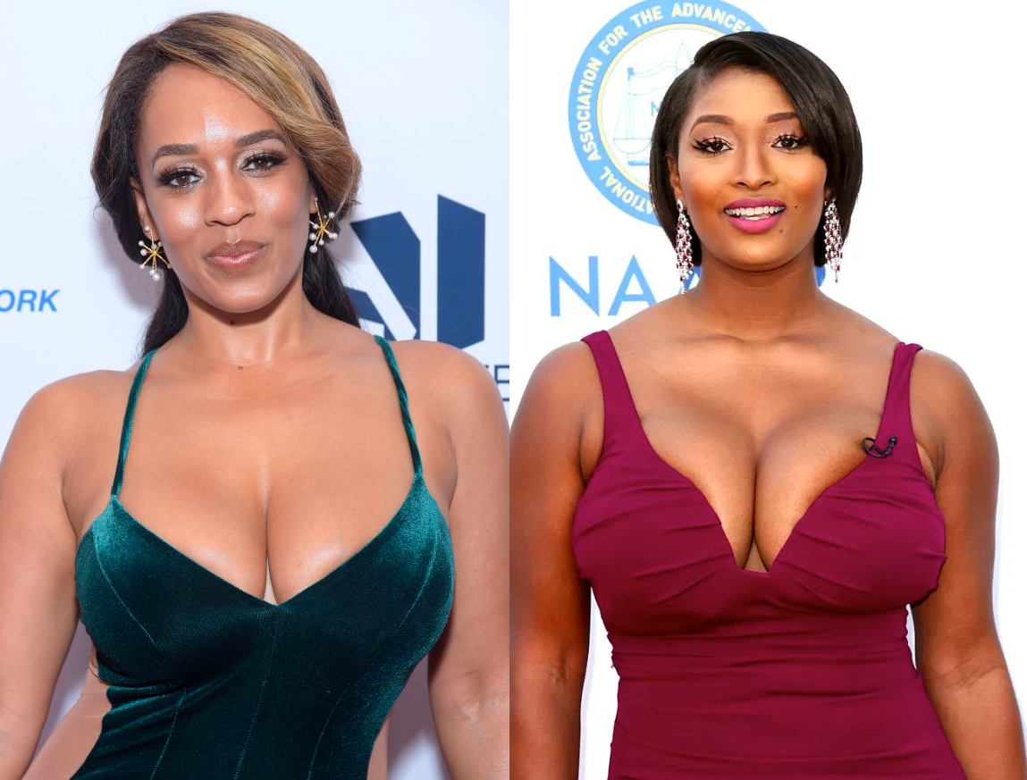 Drake's got game. Dude dated Toccara and Melyssa at same time // Ford (left) and Toccara Jones (right) / Photo: Michael Tullberg/ David Livingston / Getty