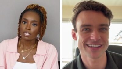 Kiki Layne and Thomas Doherty