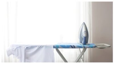 iron and ironing board