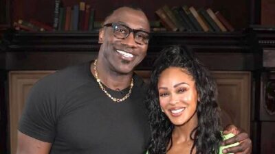 Shannon Sharpe and Meagan Good - via Club Shay Shay