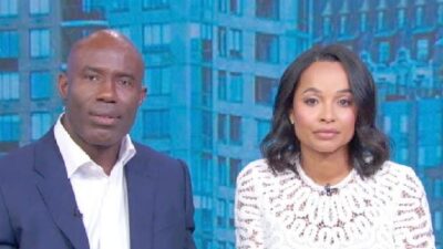 Terrell Davis and wife Tamiko Nash on 'Good Morning America' - Photo GMA