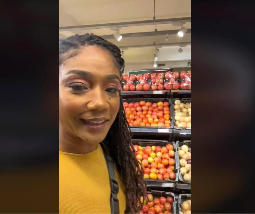 Tiffany Haddish - TikTok screenshot