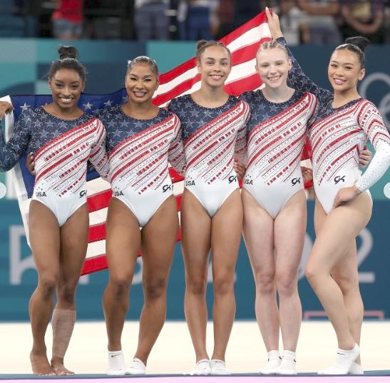 Simone Biles's return to Olympic final - 3 years after 'twisties' // US Womens Gymnastics Team - via Instagram