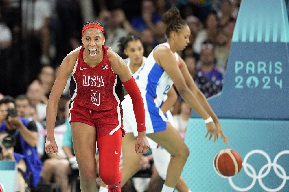 A'ja Wilson (Kyle Terada-USA Today Sports-Reuters via CNN Newsource)