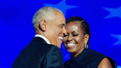 Barack and Michelle Obama at 2024 DNC - GettyImages
