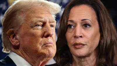 Donald Trump - Kamala Harris (Getty composite)