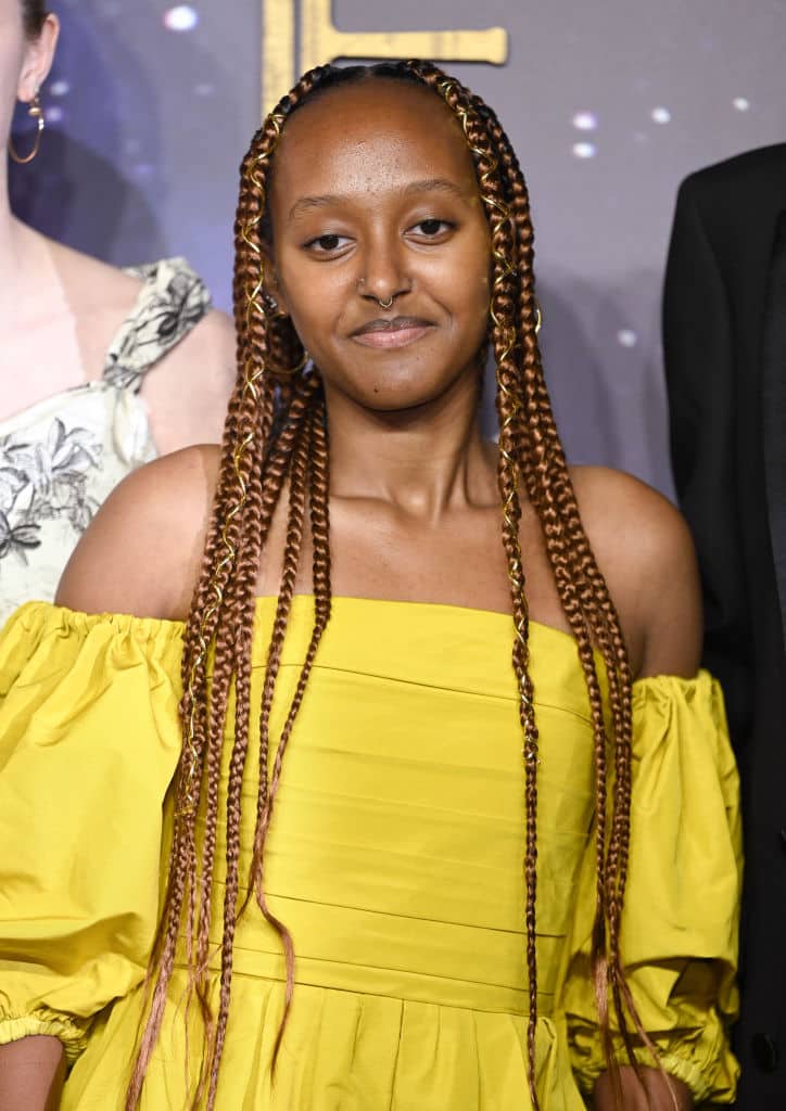 Angelina Jolie and Brad Pitt's 19-year-old daughter, Zahara