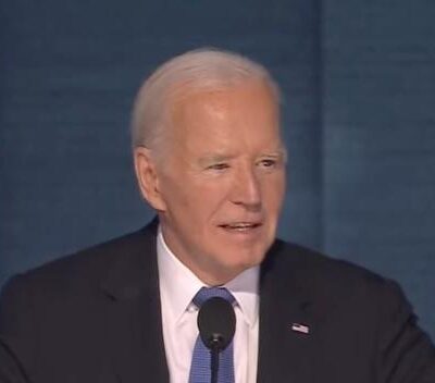 Joe Biden at 2024 DNC - screenshot