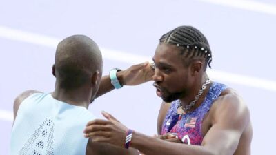 Letsile Tebogo and Noah Lyles - GettyImages