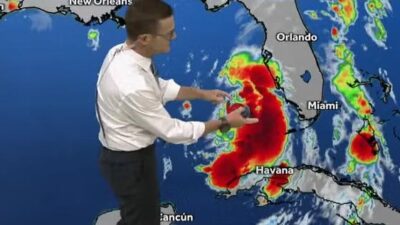 Tropical Storm Debby - screenshot