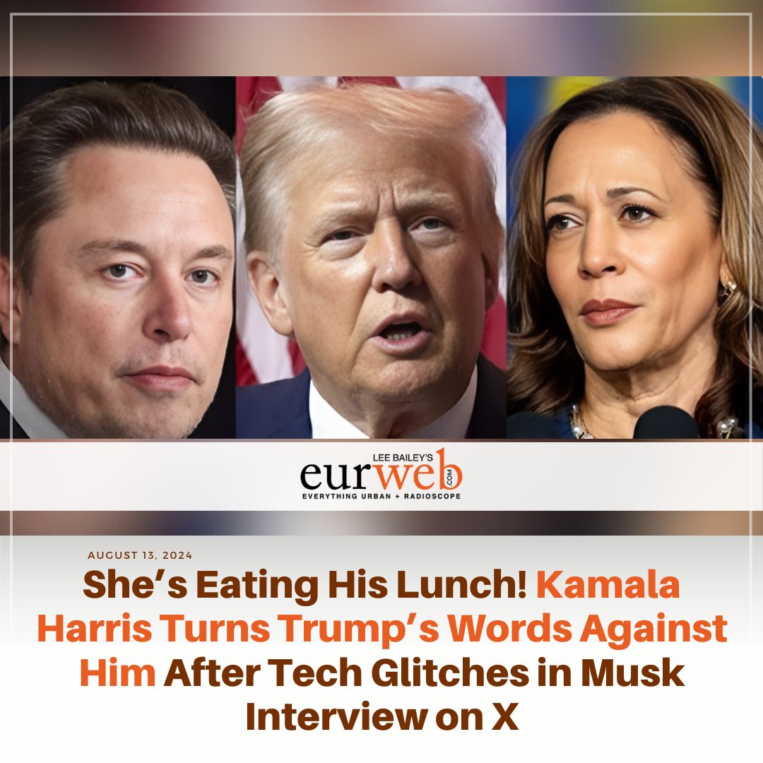 She&rsquo;s Eating His Lunch! Kamala Harris Turns Trump&rsquo;s Words Against Him After Tech Glitches in Musk Interview on X | VIDEO