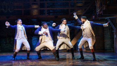 Los Angeles gets to be in the room where it happens as Hamilton returns thru Oct 13th 2024. BroadwayinHollywood.com Photo: Joan Marcus