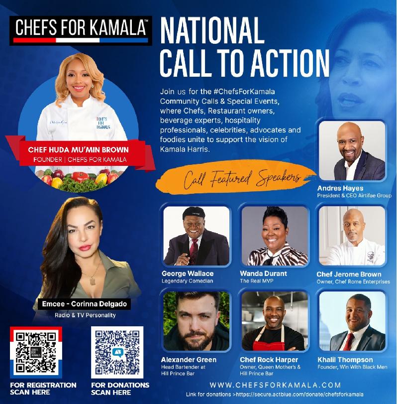 Chefs for Kamala&trade; merges culinary arts with civic engagement