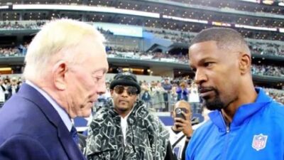 Jerry Jones and Jamie Foxx - Getty
