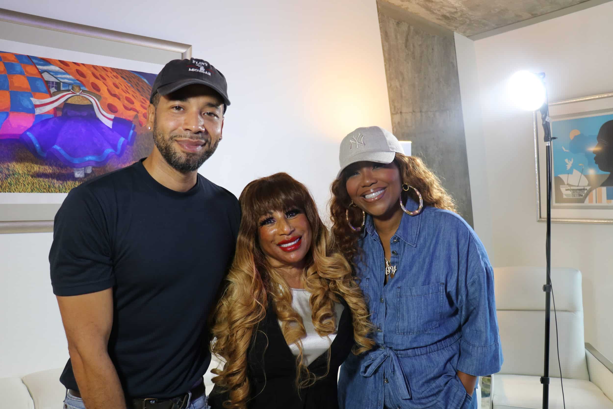 Jussie Smollett Mona Scott Young Jazmyn Summers (photo by Se7en of Revenue Entertainment)