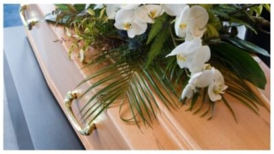 Coffin & Flowers - iStock