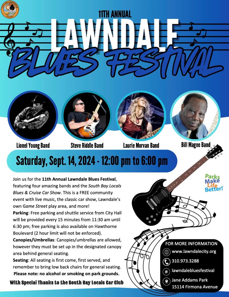 Lawndale Blues Festival Flyer, Courtesy Photo