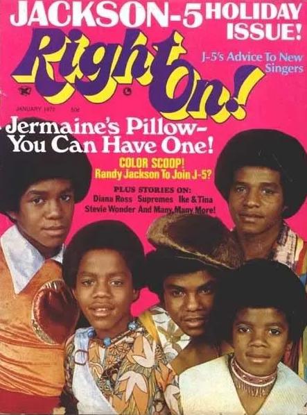 Right On Mag with J5 on cover