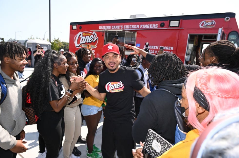Chance the Rapper x SocialWorks Appearance at Raising Cane&rsquo;s Chicago