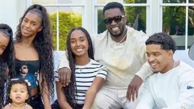 Sean Diddy Combs and his kids - via Instagram