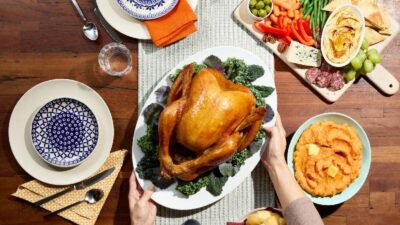 Butterball turkey at center of Thanksgiving Day meal (Butterball via CNN Newsource)