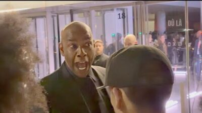 Denzel Washington goes off on agitator / screenshot