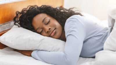 woman sleeping