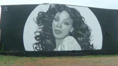 Donna Summer mural in Boston - WBZ via CNN Newsource