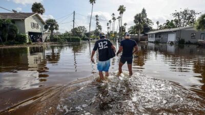 Hurricane Helene St Petersburg (Mike Carlson-AP via CNN Newsource)